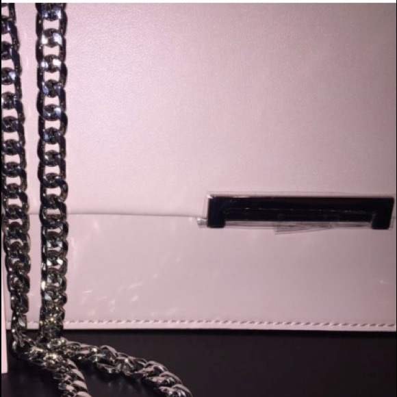 Ivanka Trump pink RARE Crossbody Bag w Silver Chn - Picture 2 of 8