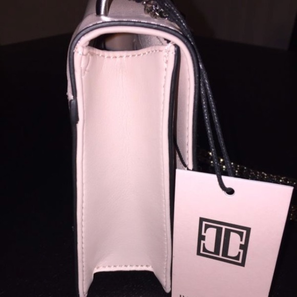Ivanka Trump pink RARE Crossbody Bag w Silver Chn - Picture 3 of 8