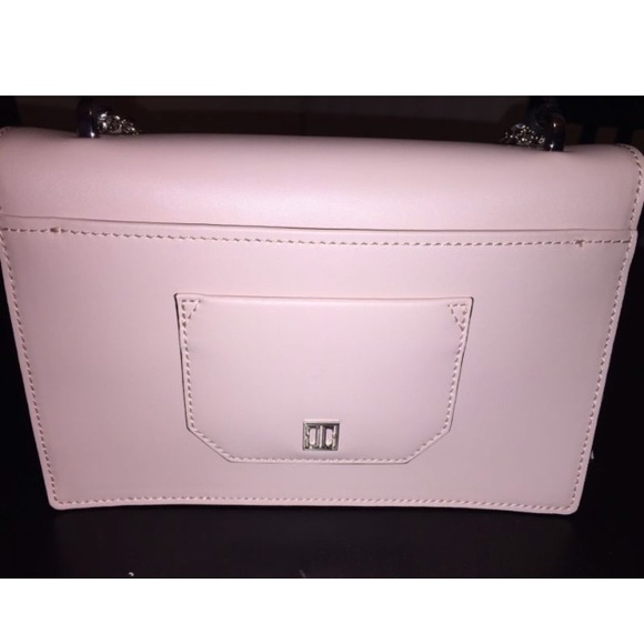 Ivanka Trump pink RARE Crossbody Bag w Silver Chn - Picture 4 of 8