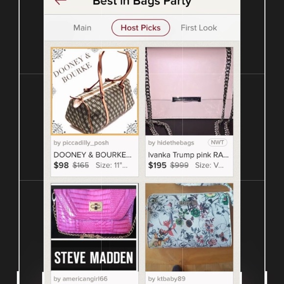 Ivanka Trump pink RARE Crossbody Bag w Silver Chn - Picture 8 of 8