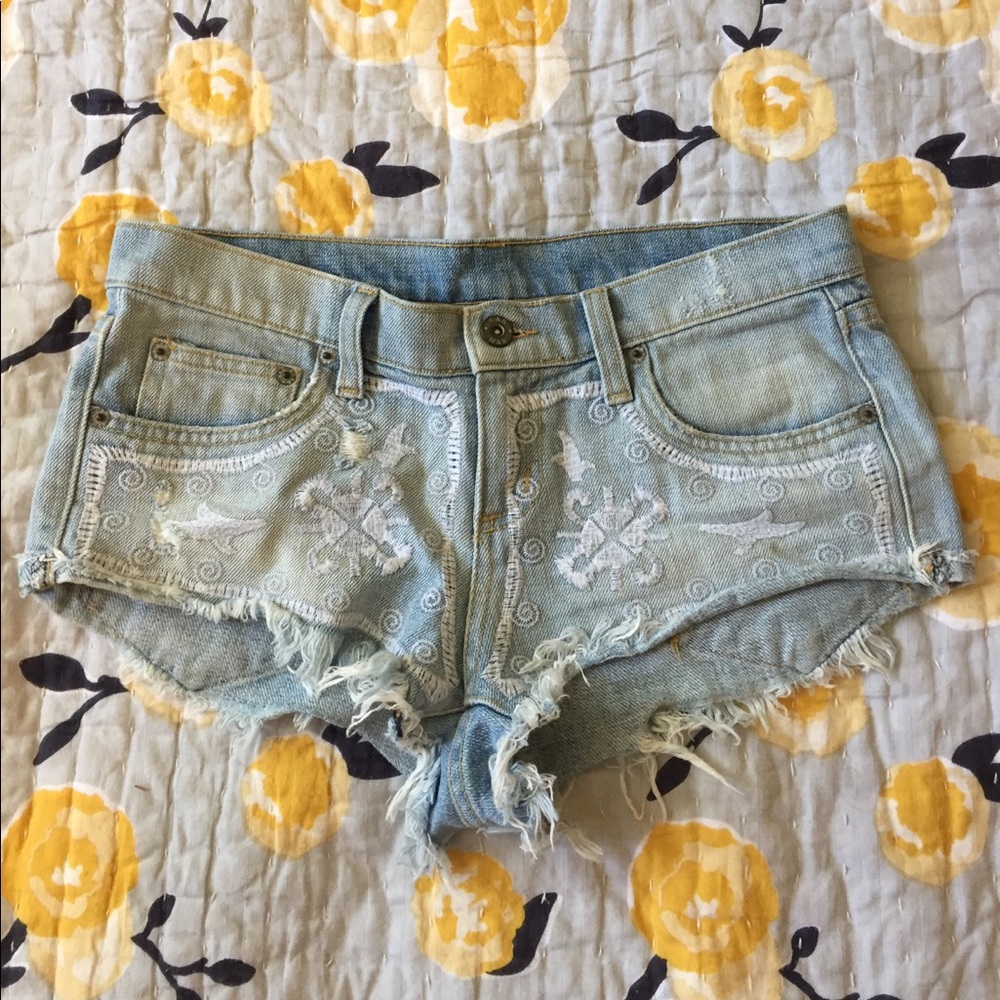 LF Embroidered Shorts