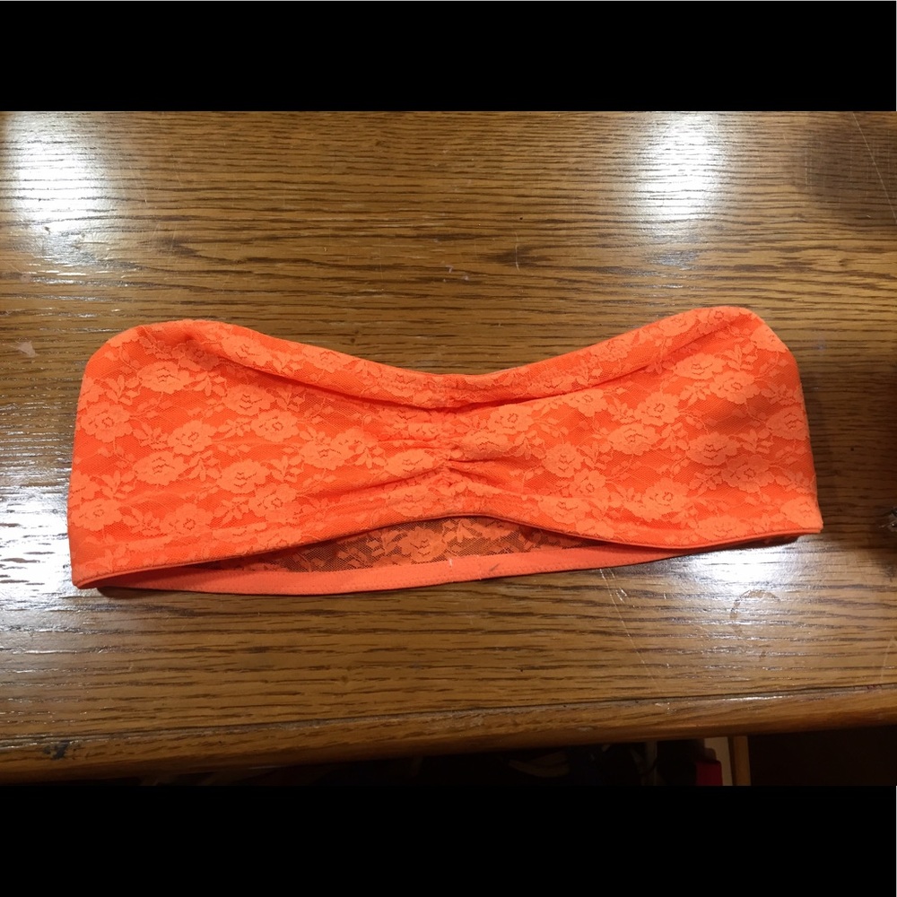 Pink Victoria's Secret lace bandeau