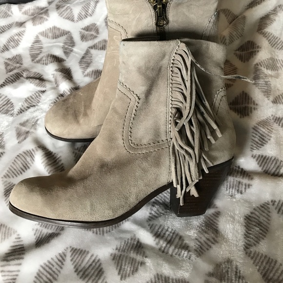 Sam Edelman fringe booties - Picture 2 of 3