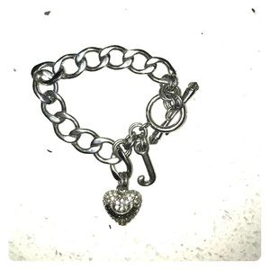 Juicy Couture silver charm bracelet