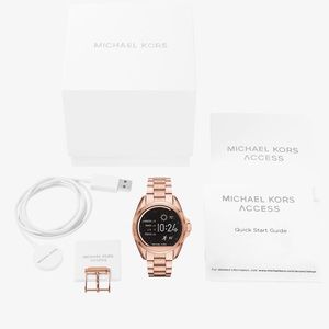 Mk Bradshaw rose gold woman's smart watch