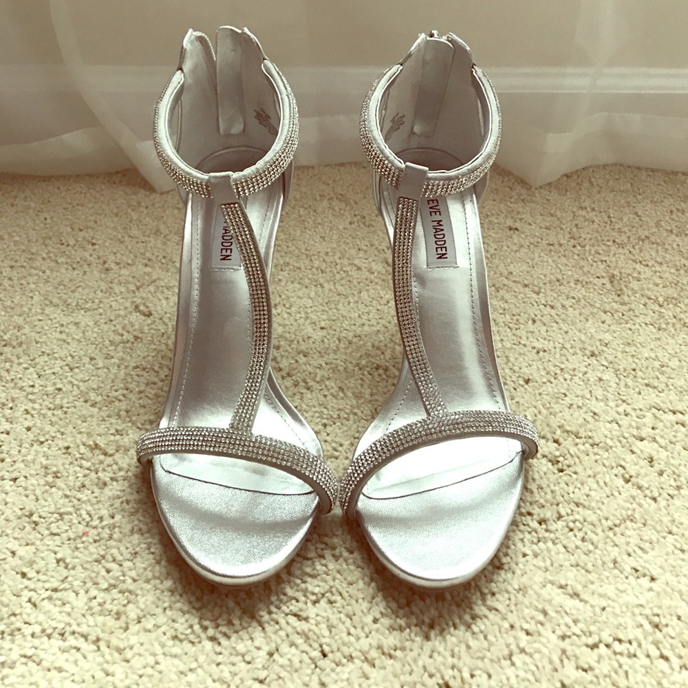 Steve Madden Rhinestone heels 💎💎💎💎brand new
