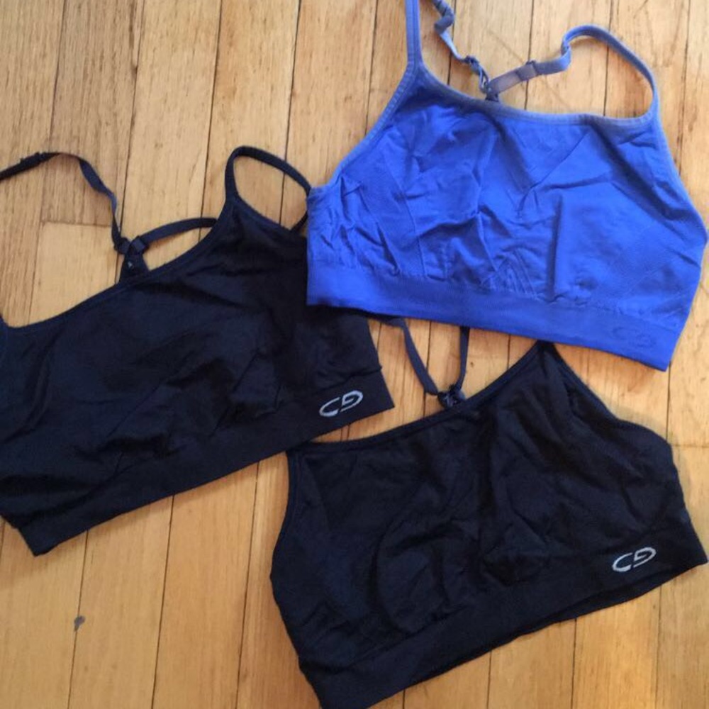 3 champion sports bras size small