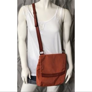 TUMI Orange Crossbody Handbag