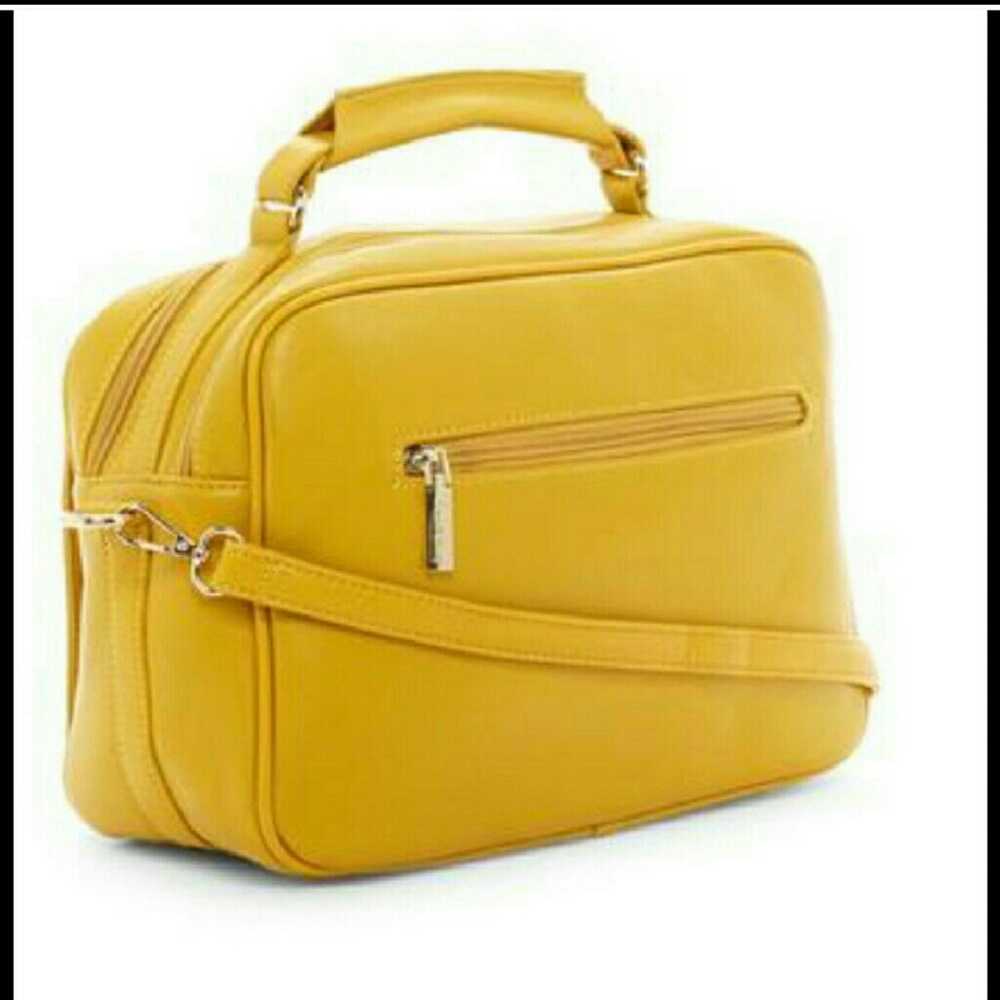 MOVING SALE!  Mustard Satchel - Picture 2 of 7