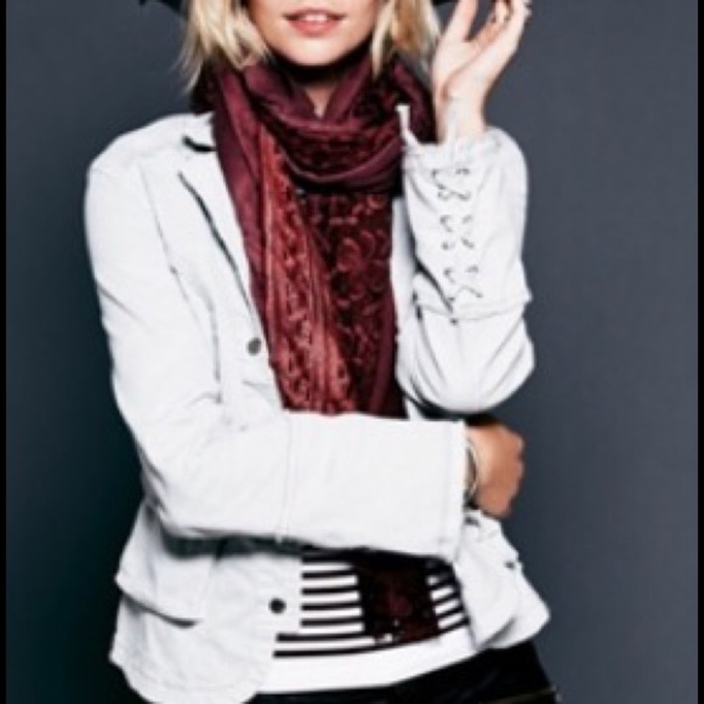 Free People ruffle jacket