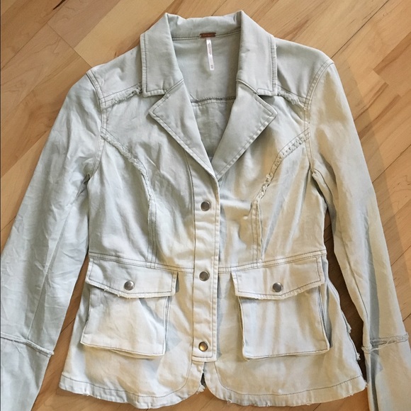 Free People ruffle jacket - Picture 2 of 4