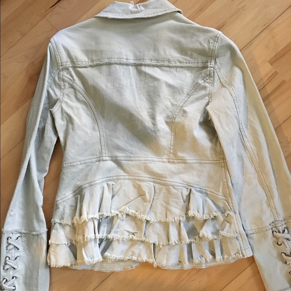 Free People ruffle jacket - Picture 3 of 4