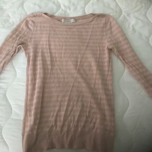 Loft light pink sweater