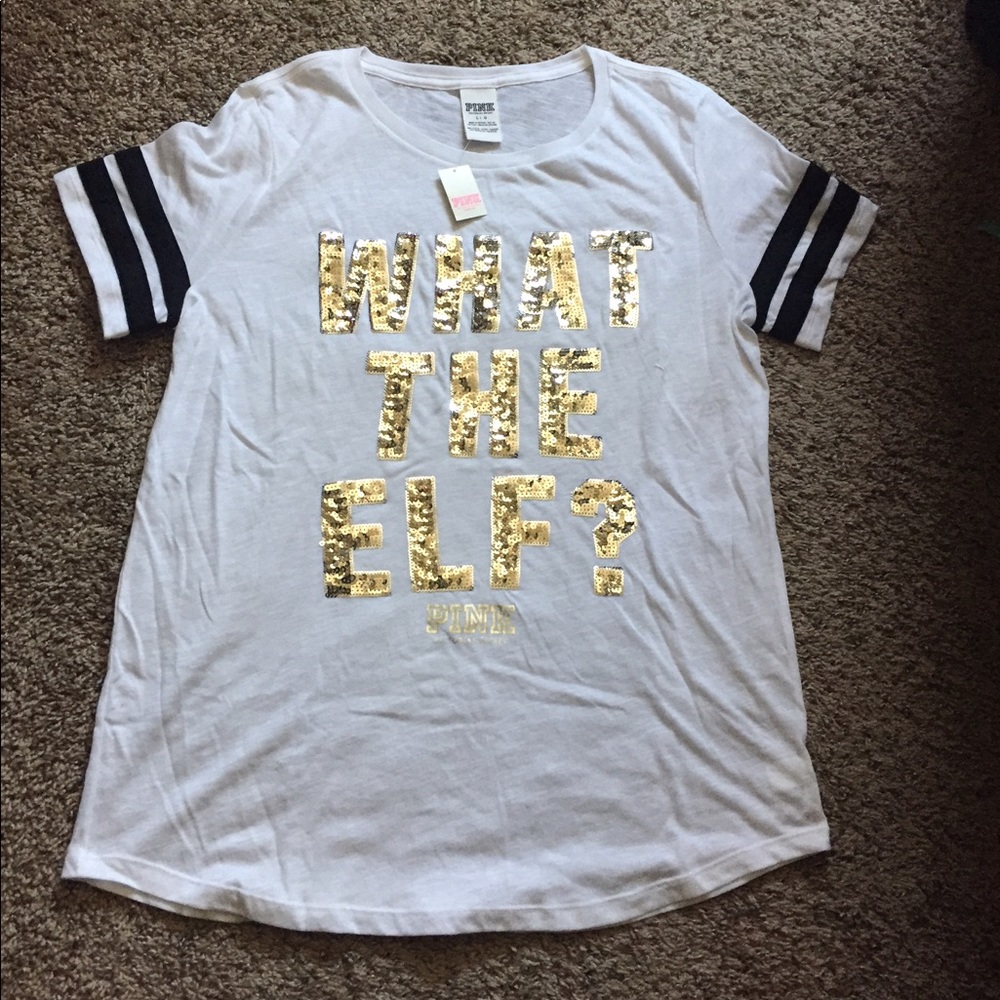 PINK what the elf shirt