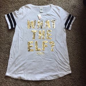 PINK what the elf shirt