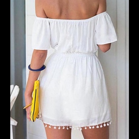 💕Boho Romper in White💕 - Picture 2 of 3