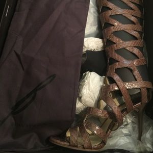 Brand New! Never Worn! Brian Atwood Gladiator heel