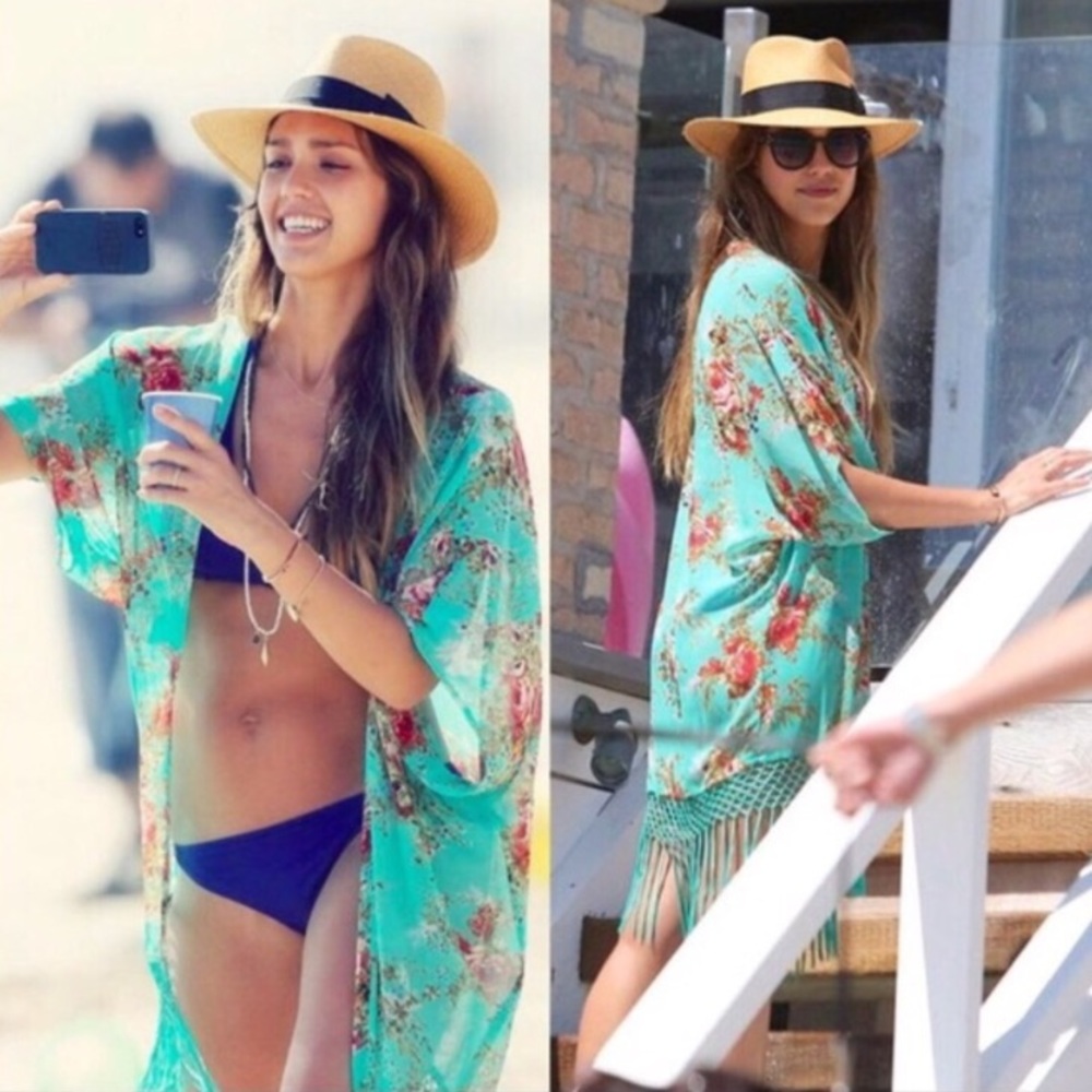 Floral Beach Cover Up