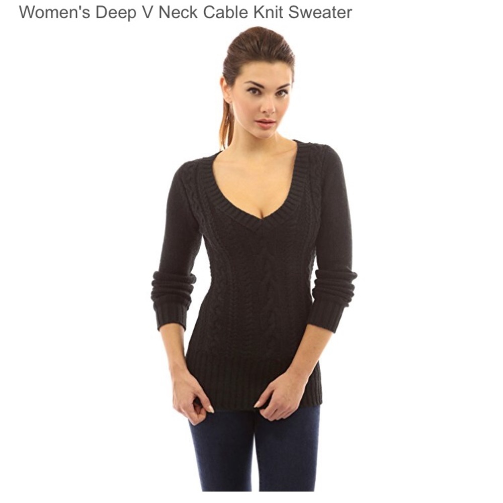 PattyBoutik Cable Knit Sweater NWTs Size Small
