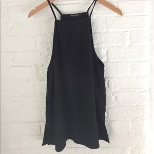 American Apparel Crepe High Neck Cami