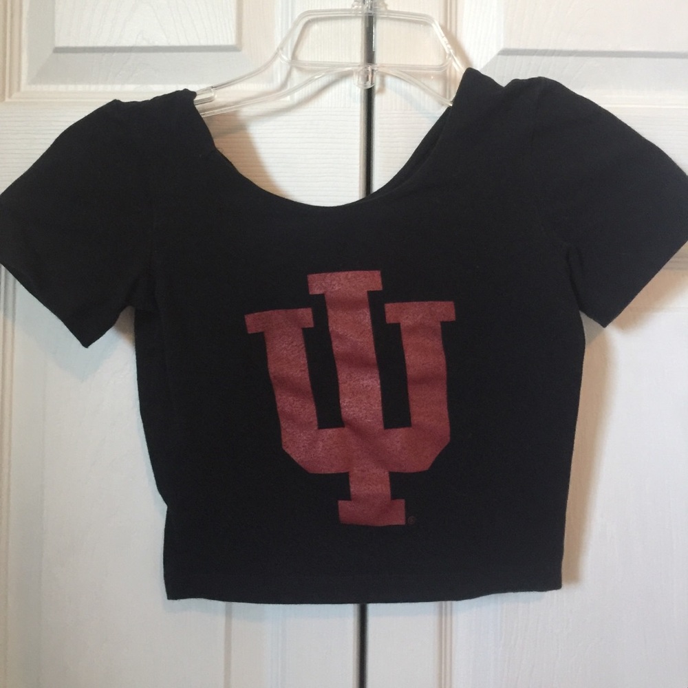 IU Spandex Crop Top