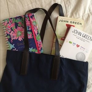 Navy Everlane Tote