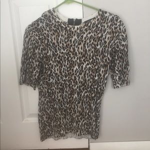 White House Black Market Leopard Sweater
