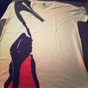 Custom made one of a kind T-shirt.