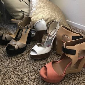Steve Madden/Madden Girl/ BCBG heel bundle!