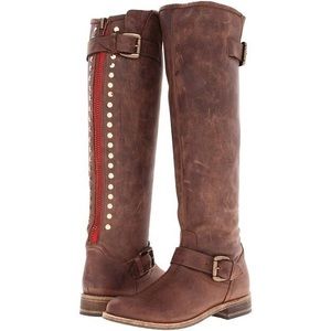 Steve Madden Lynxx Leather Riding Boots