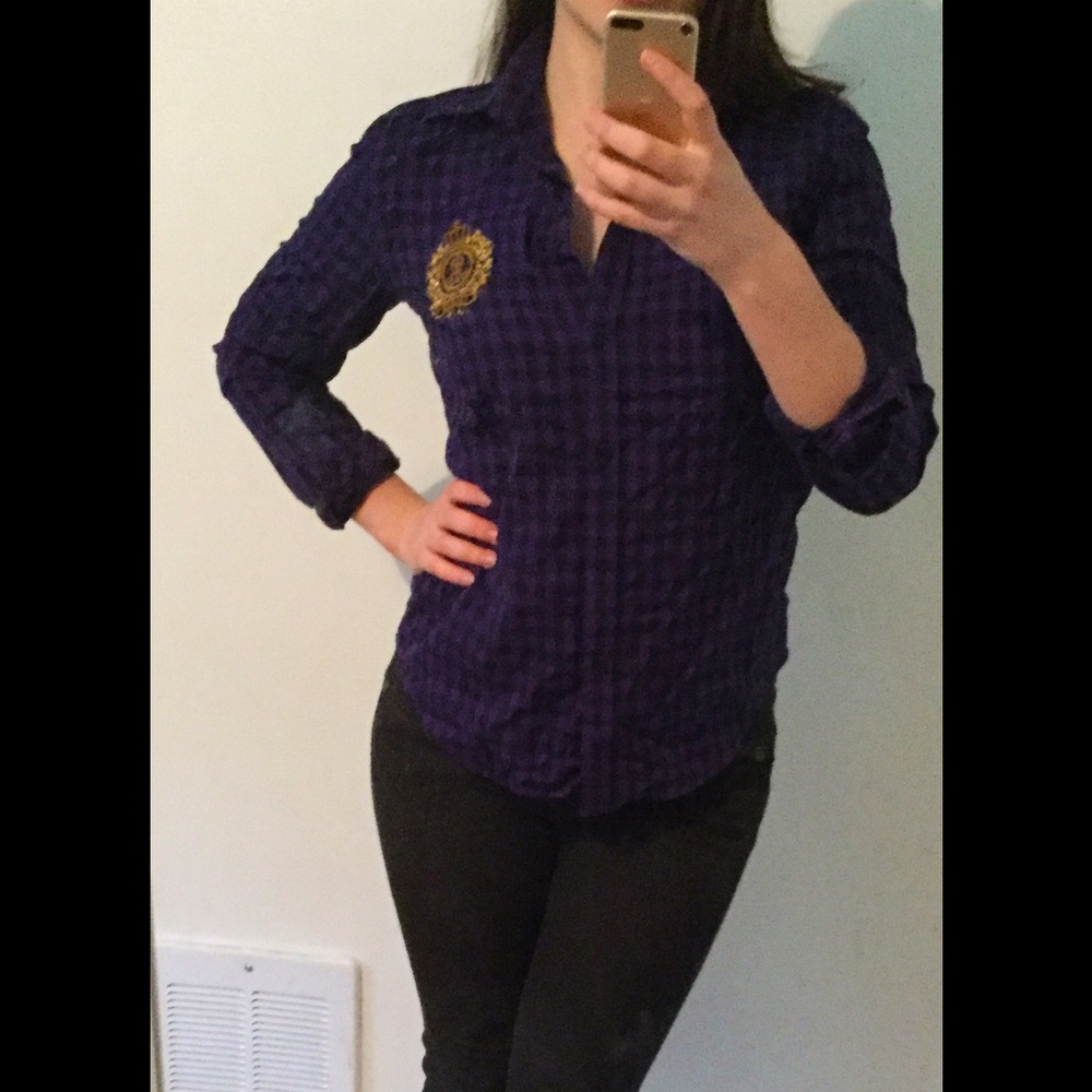Purple Ralph Lauren blouse