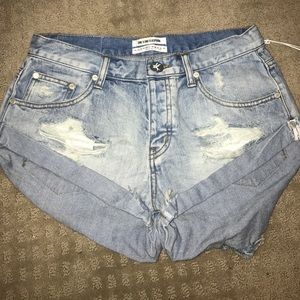 One x OneTeaspoon denim shorts