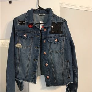 Jean jacket w/ patches