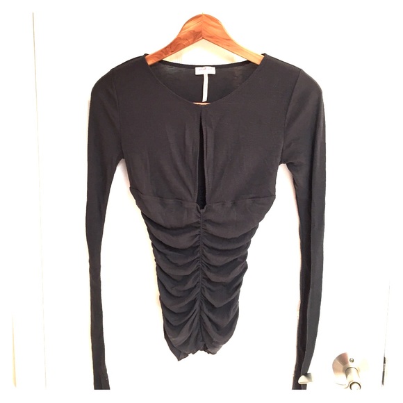 Free people charcoal knit top - Picture 2 of 6