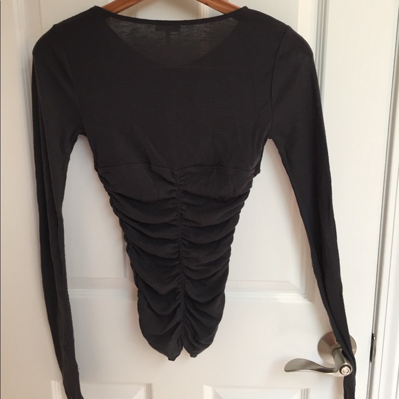 Free people charcoal knit top - Picture 4 of 6