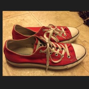 Red Low Top Converse