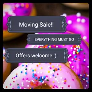 MOVING SALE!!! MAKE ME AN OFFER! :)