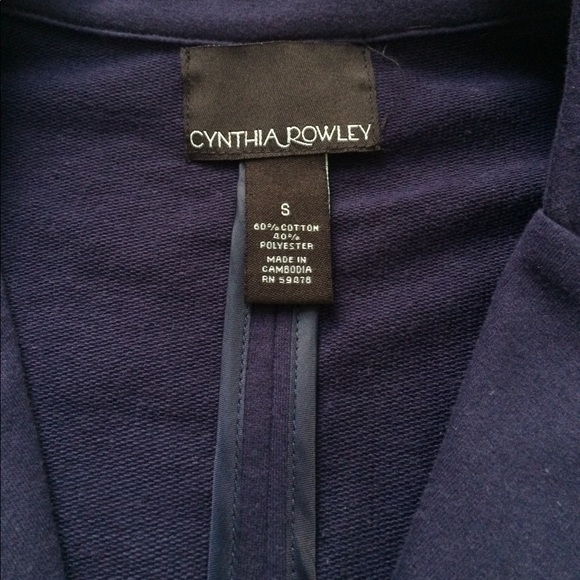 Cynthia Rowley Fitted Blazer Jacket With Ruffles - Picture 2 of 4