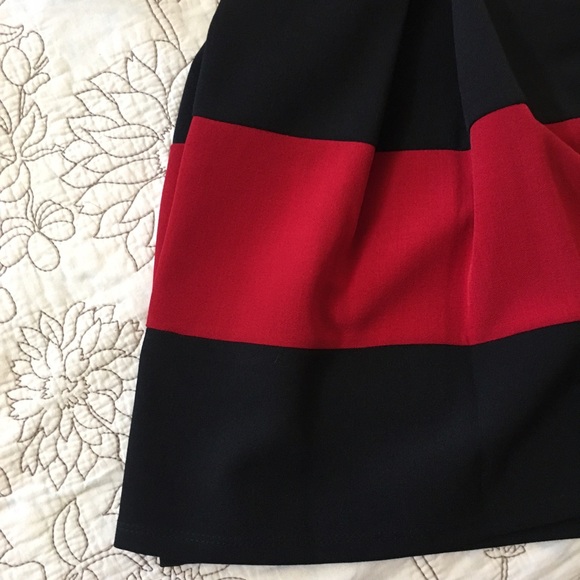 Tiana B. Red & Black A-Line Dress - 4 - Picture 3 of 8