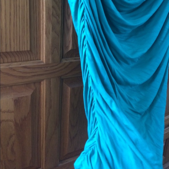 Maurice's Jade green drop cowl neck top - Picture 2 of 3