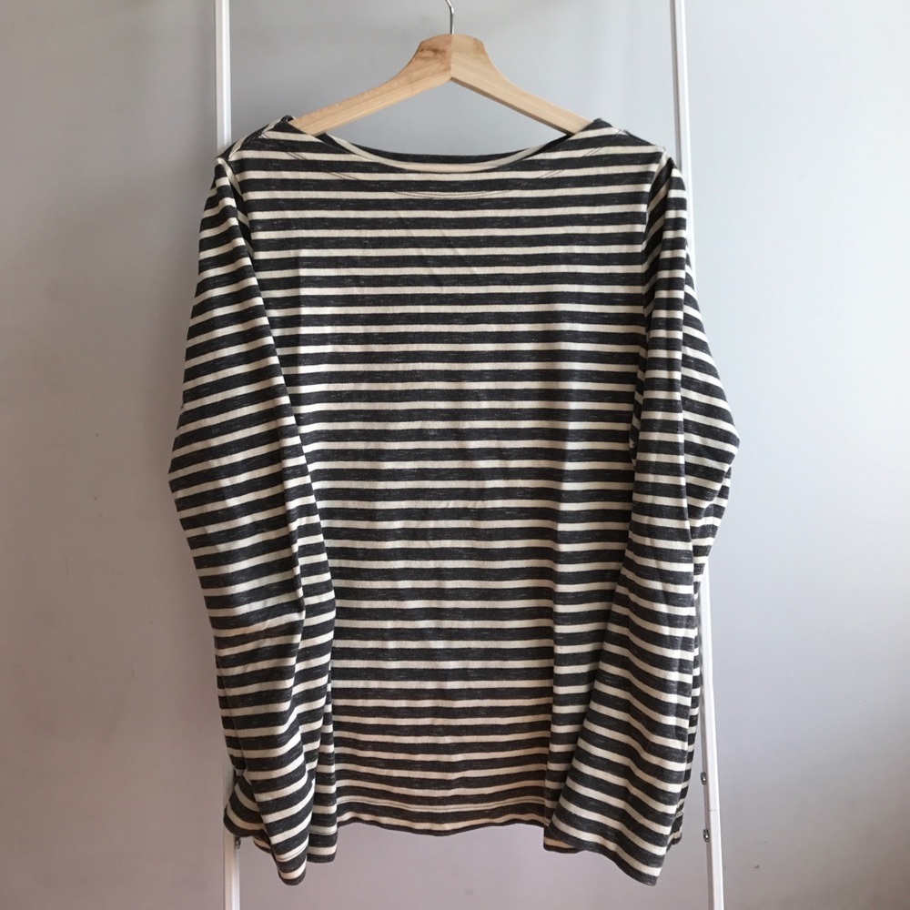 Striped Boatneck Summer Sweater