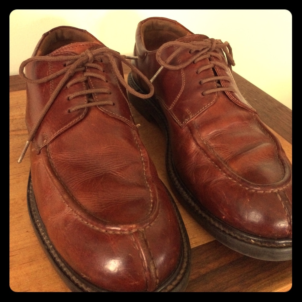 Johnston & Murphy Men's Dress Shoes Brown Leather