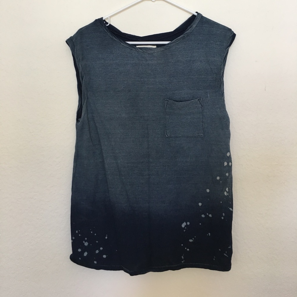 Blue Ombré Top