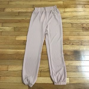 NWT Naked Wardrobe Blush Joggers Sz S