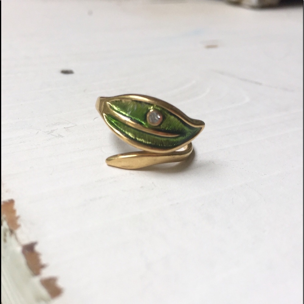 Adjustable leaf ring 🍃
