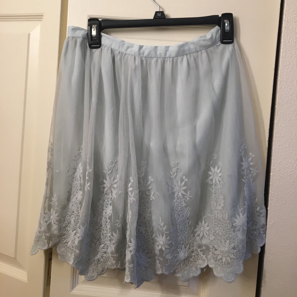 Forever 21 blue skirt