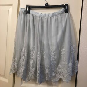 Forever 21 blue skirt
