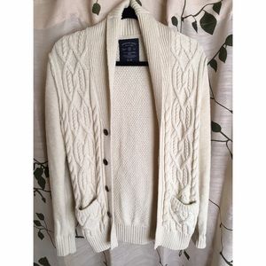 AEO Cable Knit Cardigan