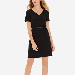 Black belted shirt dress NWOT