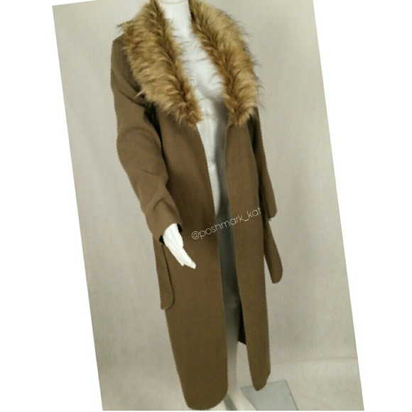 Long Wrap Coat - Picture 2 of 4